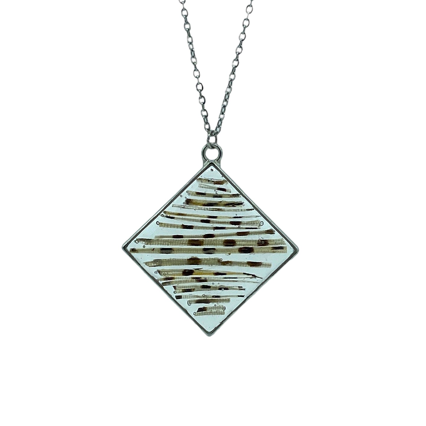 Lionfish Square Bezel Necklace