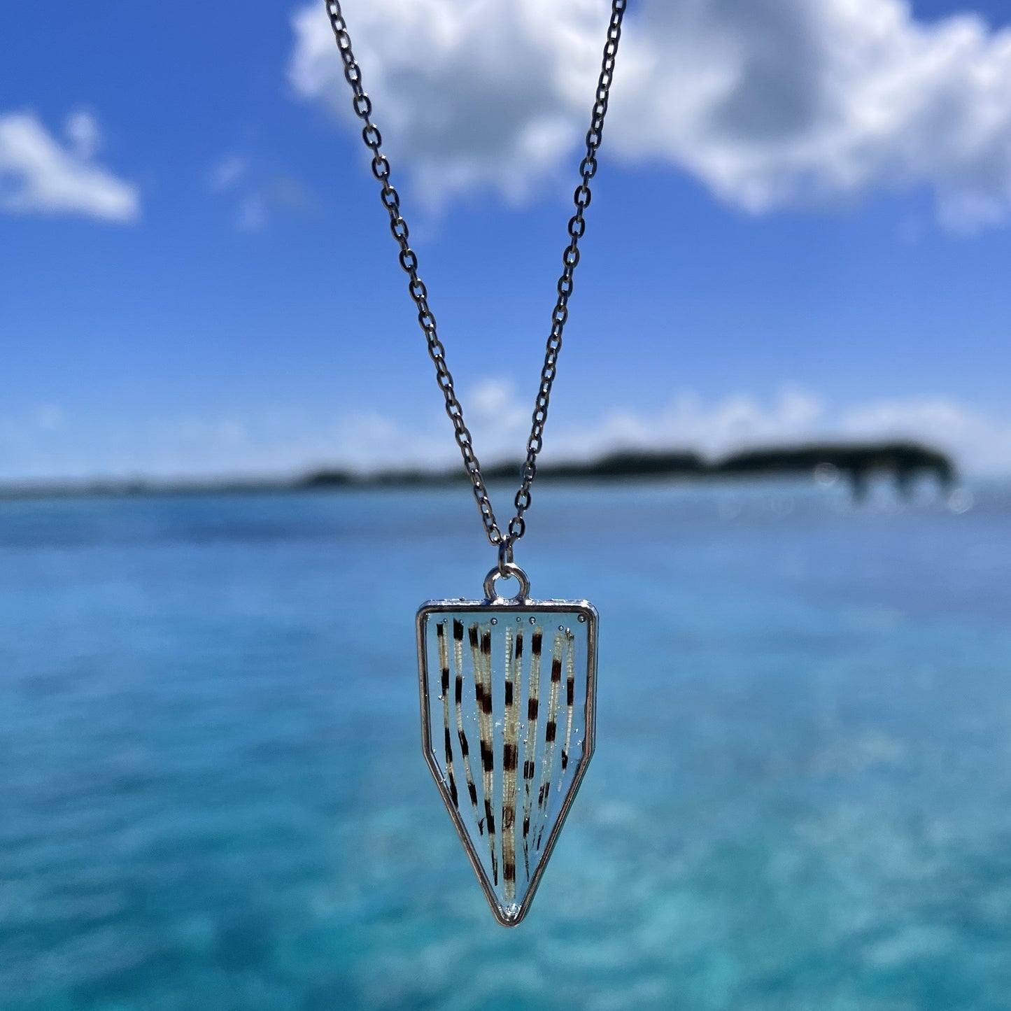 Lionfish Pentagon Bezel Necklace