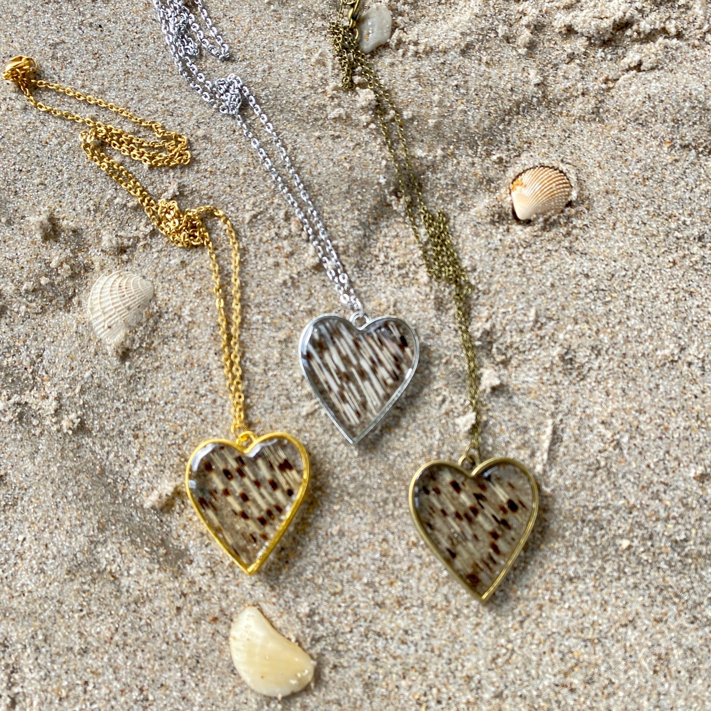 Lionfish Heart Bezel Necklace