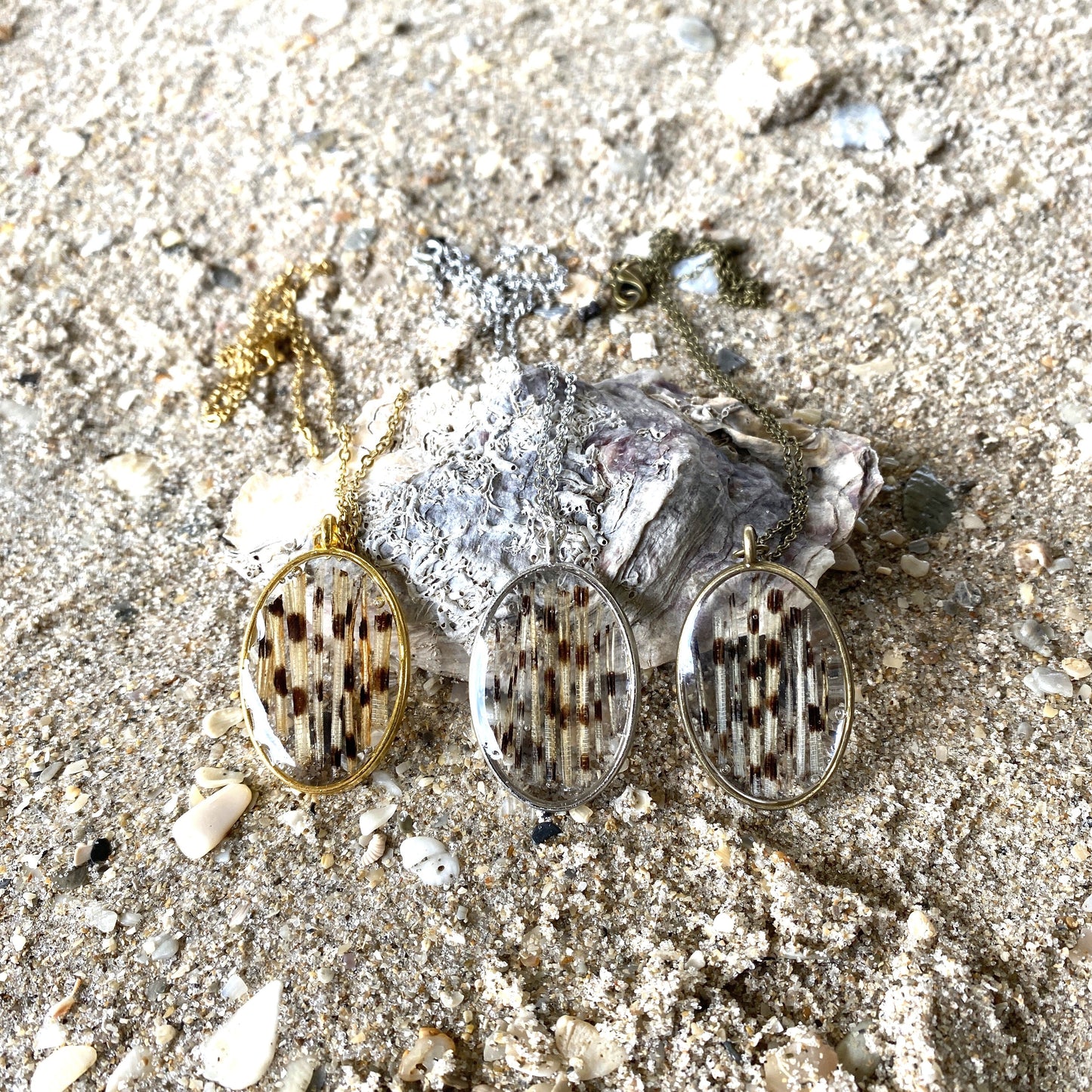 Lionfish Oval Bezel Necklace