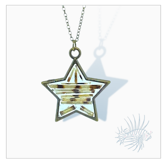 Lionfish Star Bezel Necklace