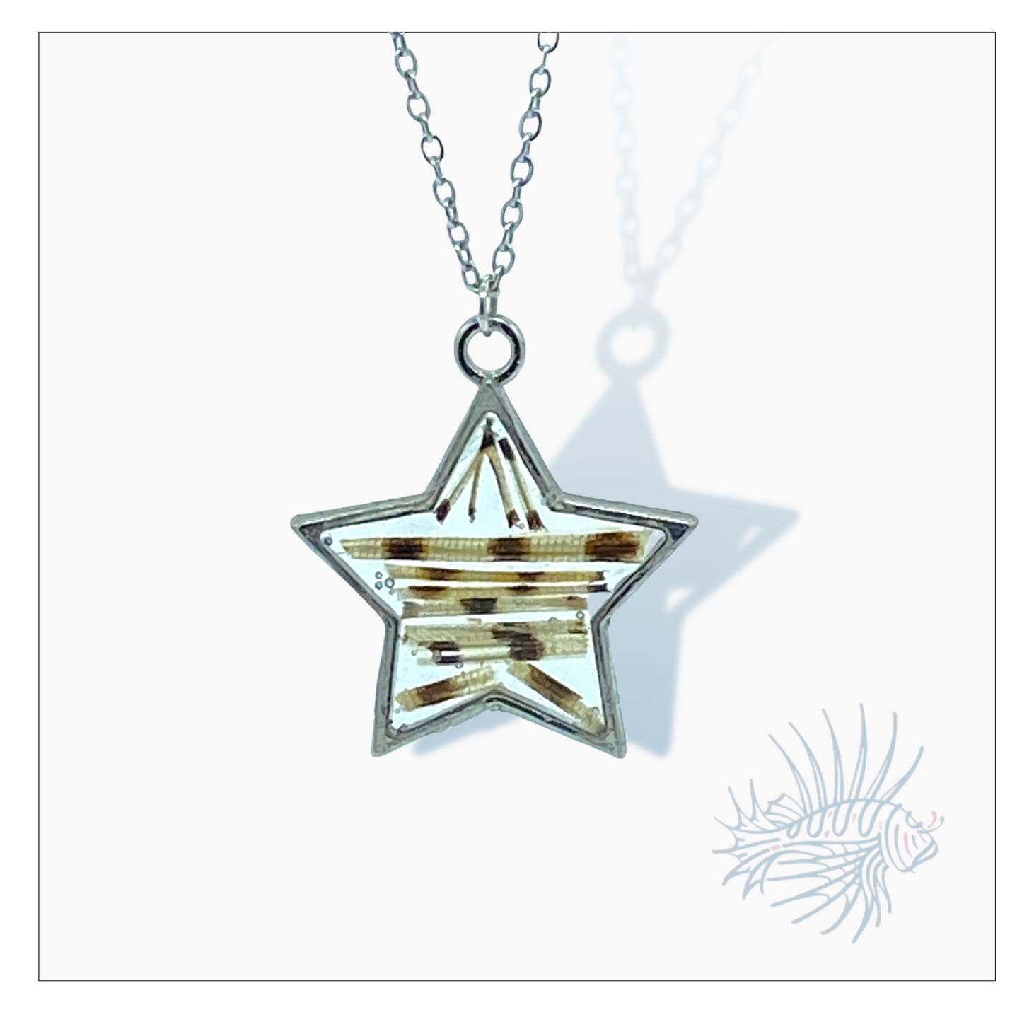 Lionfish Star Bezel Necklace