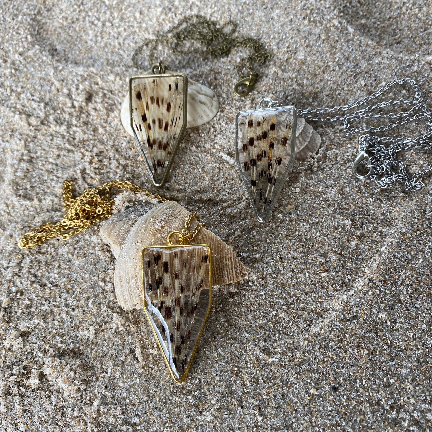 Lionfish Pentagon Bezel Necklace